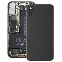 Batterij backcover met terug Camera Bezel & Lens & zelfklevende voor iPhone XS(Black) - thumbnail