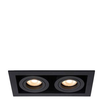 Lucide CHIMNEY - Inbouwspot - 2xGU10 - Zwart Lucide CHIMNEY - Inbouwspot - 2xGU10 - Zwart