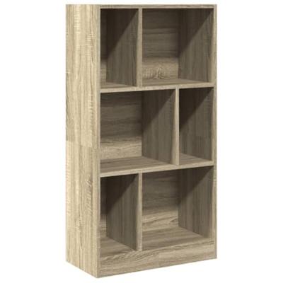 Boekenkast 57x28,5x107,5 cm bewerkt hout sonoma eikenkleurig Boekenkast 57x28,5x107,5 cm bewerkt hout sonoma eikenkleurig