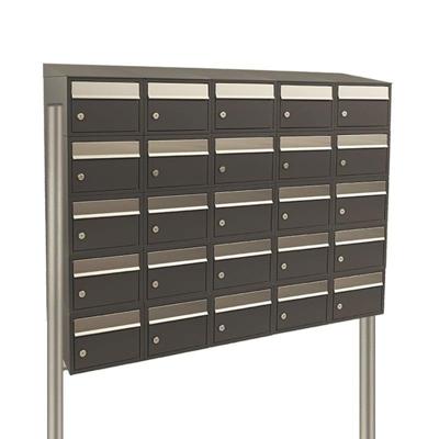 Stoer! Brickset 5-Breed, 5-Hoog Met Dak Op Statief Antraciet - 40215065_5x5ds