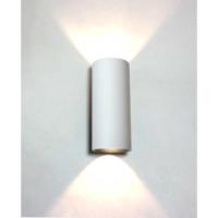 Artdelight Buitenlamp up/downBrody wit - 7cm - WL BRODY2 WI - thumbnail