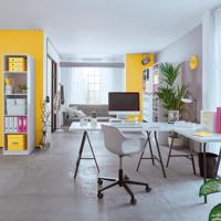 Leitz 53611016 brievenbakje Kunststof Wit, Geel - thumbnail