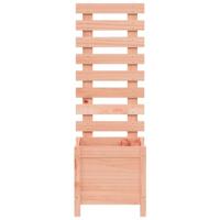 Plantenbak met rek 39x39,5x114 cm massief douglashout - thumbnail