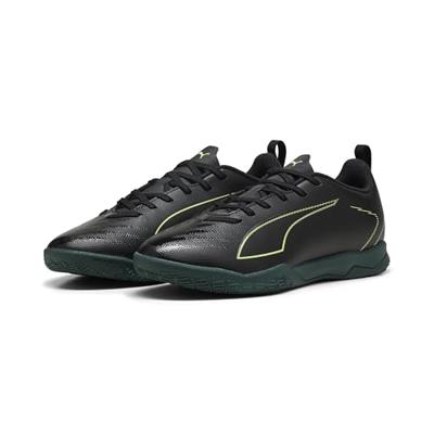 PUMA Ultra 6 Play Zaalvoetbalschoenen (IN) Kids Zwart Donkergroen Lichtgroen