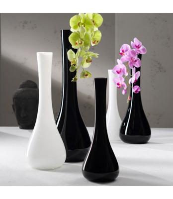 LEONARDO Sacchetta vaas Flesvormige vaas Glas Wit LEONARDO Sacchetta vaas Flesvormige vaas Glas Wit