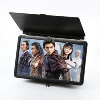 12 inch anti-reflecterende mobiele telefoon Vergrootglas groot scherm projector 3D HD video versterker (zwart) - thumbnail