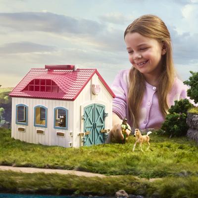 schleich HORSE CLUB open stal 42703