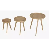 Bijzettafeltjes San José set van 3 - thumbnail