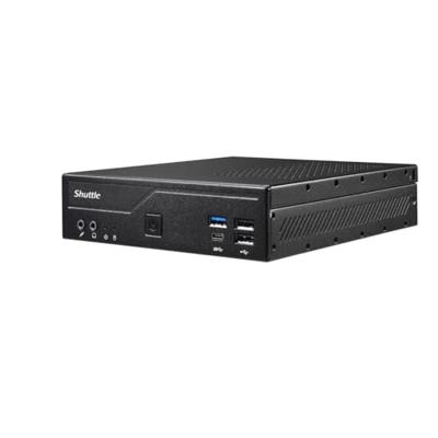 Shuttle dh610 xpc slim pc barebone, lga1700, intel h610, 2x ddr4 (max.64gb) 1x2.5" bay, m.2, hdmi,