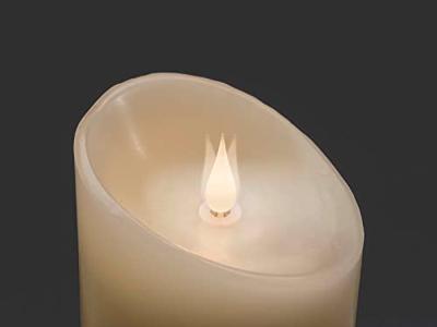 Konstsmide 1831-100 LED-kaars met echte was Wit Warmwit (Ø x h) 7.5 cm x 15.5 cm Konstsmide 1831-100 LED-kaars met echte was Wit Warmwit (Ø x h) 7.5 cm x 15.5 cm