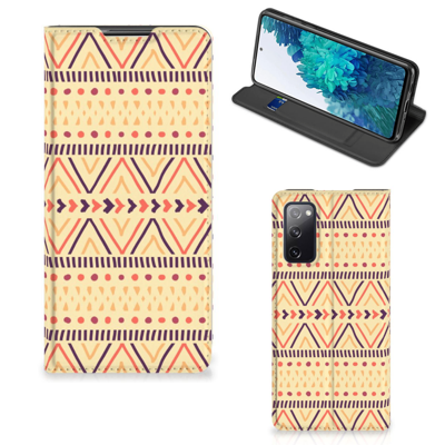 Samsung Galaxy S20 FE | Hoesje met Magneet | Aztec Yellow Samsung Galaxy S20 FE | Hoesje met Magneet | Aztec Yellow