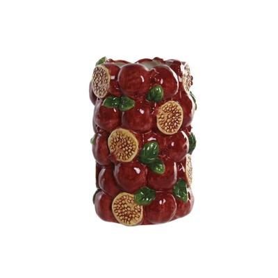 Vaas Home ESPRIT Groen Kastanjebruin Keramisch 21 x 21 x 30 cm Vaas Home ESPRIT Groen Kastanjebruin Keramisch 21 x 21 x 30 cm