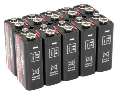 Ansmann 9V Industrial Alkaline 10x - thumbnail