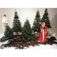Europalms 83500108 Kunstkerstboom Zilverspar Groen Standaard 240 cm - thumbnail