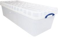 Really Useful Box opbergdoos 134 l XL, nestbaar, transparant - thumbnail