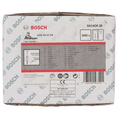 Bosch Accessories 2608200000 Stripnagels SN34DK Afmeting, lengte 50 mm 3000 stuk(s) Bosch Accessories 2608200000 Stripnagels SN34DK Afmeting, lengte 50 mm 3000 stuk(s)