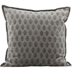 House Doctor Kussenhoes Velv grijs 50x50cm House Doctor Kussenhoes Velv grijs 50x50cm