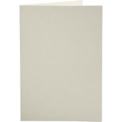 Creativ Company Kaarten, afmeting kaart 10,5x15 cm, off-white, 10 stuk/ 1 doos