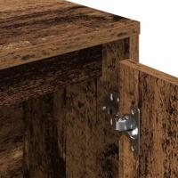 Boekenkast 89x24x101,5 cm bewerkt hout oud houtkleurig - thumbnail