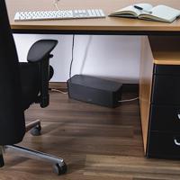 Hama 00221012 Kabelbox Kunststof Zwart (l x b x h) 156 x 40 x 135 mm 1 stuk(s) - thumbnail