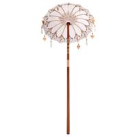 Balinese Parasol Crème (90-100) x 260 cm Katoen en massief hout - thumbnail