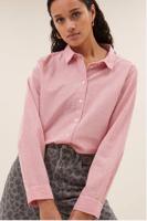 By Bar Flo Stripe Blouse | Red Pinstripe - thumbnail