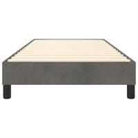 Boxspringframe fluweel donkergrijs 100x200 cm - thumbnail