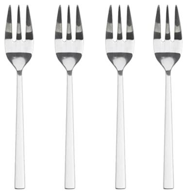 BITZ - Koffie & Thee - Gebakvorkjes 14,4cm S/4 RVS