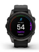 Garmin epix Pro (Gen 2) Sapphire Edition, 42 mm, hoogwaardige smartwatch, geavanceerde trainingstechnologie, ingebouwde zaklamp, zwart - thumbnail