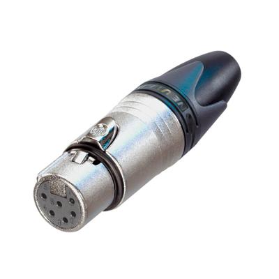 Neutrik NC6FXX XLR-connector Bus, recht Aantal polen: 6 Zilver 1 stuk(s) Neutrik NC6FXX XLR-connector Bus, recht Aantal polen: 6 Zilver 1 stuk(s)