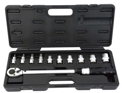 Radon torque wrench 1/2" 40-210 nm fixable incl. bits