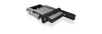 ICY BOX 3,5 inch harde schijven, wissellijst voor 5,25 inch sleuf, stroomschakelaar, slot, hot-swap, status, led, SATA III, zwart - thumbnail