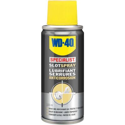 Wd40 Slotspray specialist 100 ml zwart/geel