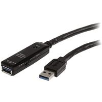 .com 3m USB 3.0 Actieve Verlengkabel - M/F - USB-verlengkabel - USB type A (M) naar USB type A (V) - USB 3.0 - 3 m - actief - thumbnail