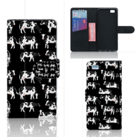 Huawei Ascend P8 Lite | Telefoonhoesje | Met pasjeshouder | Koetjes - thumbnail