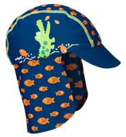 Playshoes zwemcap Krokodil Blauw-53 cm - thumbnail