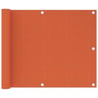 VidaXL Balkonscherm 75x300 cm hdpe oranje - thumbnail