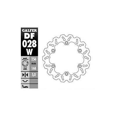 GALFER wave remschijf "df028" rotor df028 type w rigid