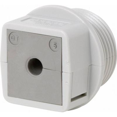 Icotek QVT 25 Kabeldoorvoering Deelbaar Polycarbonaat Grijs 1 stuk(s)