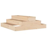 VidaXL Plantenbak 80x80x27 cm massief grenenhout - thumbnail