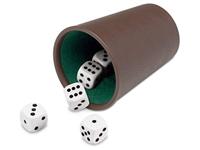 Beker met Poker Dobbelstenen Cayro - thumbnail