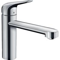 Hansgrohe M42 keukenkraan met 360° draaibare uitloop chroom 71806000 - thumbnail