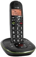 PhoneEasy 105wr - Single DECT Senioren telefoon - Antwoordapparaat - Zwart - thumbnail
