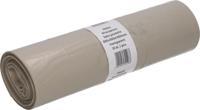 Deiss vuilniszak, ft 65 + 50 x 135 cm, transparant, LDPE, rol van 10 stuks - thumbnail