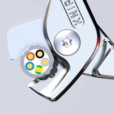 Knipex StepCut kabelschaar | Geïsoleerd | Meer-componentengrepen | VDE-getest | Verchroomd - 95 16 160 SB Knipex StepCut kabelschaar | Geïsoleerd | Meer-componentengrepen | VDE-getest | Verchroomd - 95 16 160 SB