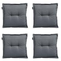 Zit universeel rib grey 50 cm x 50 cm (4 stuks) Madison - Madison - thumbnail