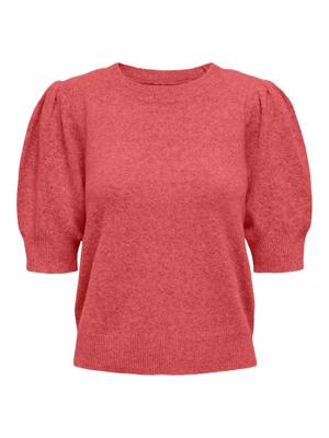 Only Onlrica Life 2/4 Pullover Knt Noos Trui Korte Mouw Mineral Red