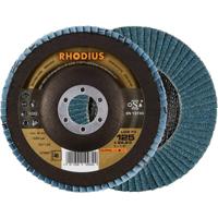 Rhodius 210697 LGZ F3 Lamellenschijf Korrelgrootte (num) 40 RVS, Staal 10 stuk(s) - thumbnail