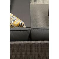 Garden Impressions Lapa lounge dining set 5-delig - grijs - thumbnail