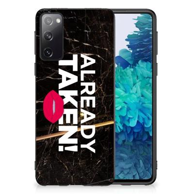 Samsung Galaxy S20 Hoesje met Quotes Already Taken Black